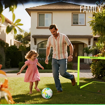 VavaCava Portable Soccer Goals 2-Pack 4'x3' – Pop-Up Net, 2 Balls, Pump & Carry Bag, Indoor Outdoor Backyard