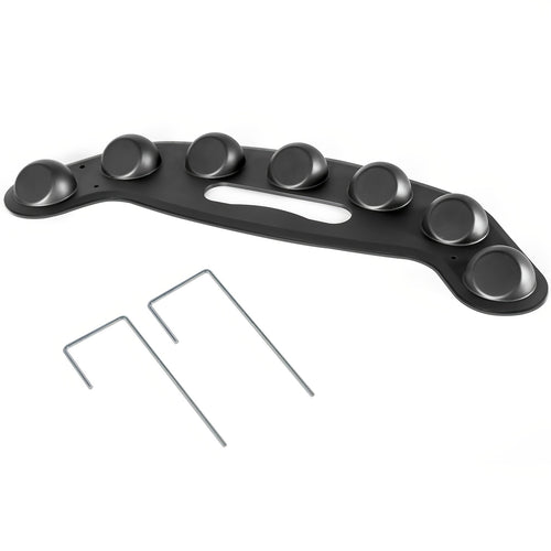 Baseball Fielding Trainer Mat with Ground Stake | Softball Defensive Skill Training Equipment for Fielding & Catching – Easy Setup for Youth & Adult Home Practice (Model JPBS2910B)