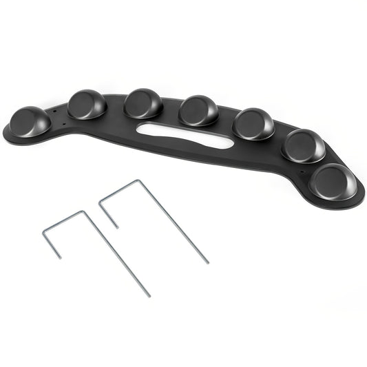 Baseball Fielding Trainer Mat with Ground Stake | Softball Defensive Skill Training Equipment for Fielding & Catching – Easy Setup for Youth & Adult Home Practice (Model JPBS2910B)