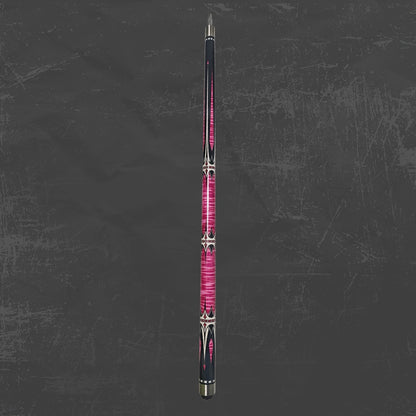 2-Piece Carbon Fiber Billiard Cue – Unisex Pool & Snooker Cue Stick, Low Deflection, Pink or Blue – Perfect Gift for Dad, Husband & Snooker Enthusiasts, Christmas & Holiday Gift