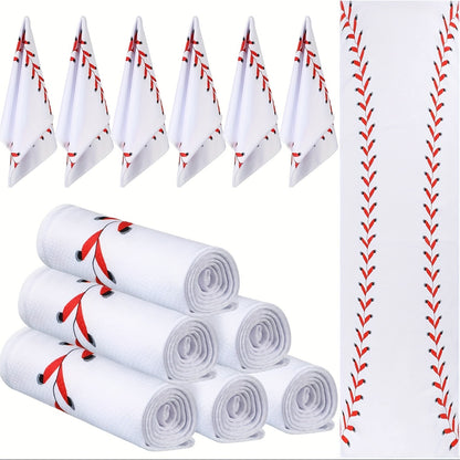12 Pack Sport Cooling Towel Set 30"x9" Microfiber Chilly Sweat Rags for Baseball Softball Soccer Golf Gym Running Coach Team Gift - Breathable Quick Dry Ice Cold Towels for Athletes Men Women Kids