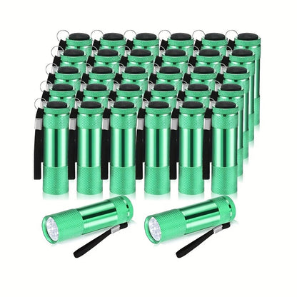 Bulk Flashlight Gift Set 32pcs – Mini Aluminum Handheld LED Torch with Lanyard for Boys & Girls, Small Flashlights for Christmas, Halloween, Thanksgiving, Birthday, Night Reading, Emergency & Camping (Batteries Not Included)