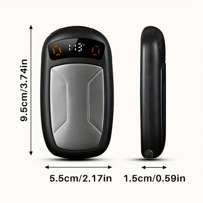 Rechargeable Hand Warmers with COB Light 2 Pack, Magnetic USB Electric Pocket Hand Warmer 12 Hours Heat, Portable Reusable Handwarmer for Camping Hiking Hunting, Christmas Gifts for Women Men