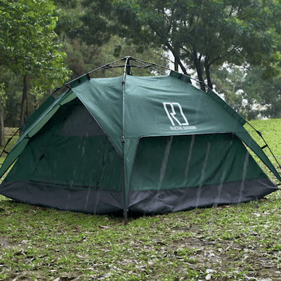 Small and large pop-up camping tents with two included tarps