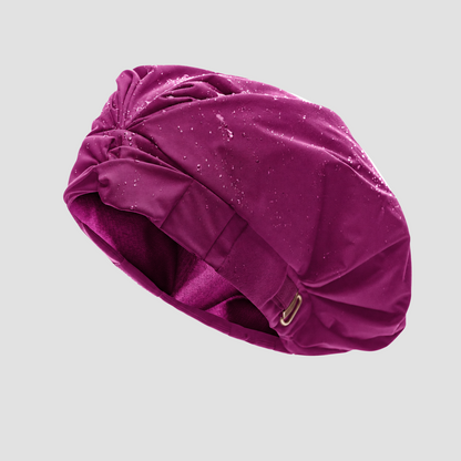 Waterproof Shower Cap Classic / Magenta option