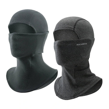 Balaclava Mask Black-Grey / Thick-fleece-Deepgray2 option
