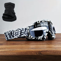 Black Pattern White Frame Transparent Sheet And Headscarf
