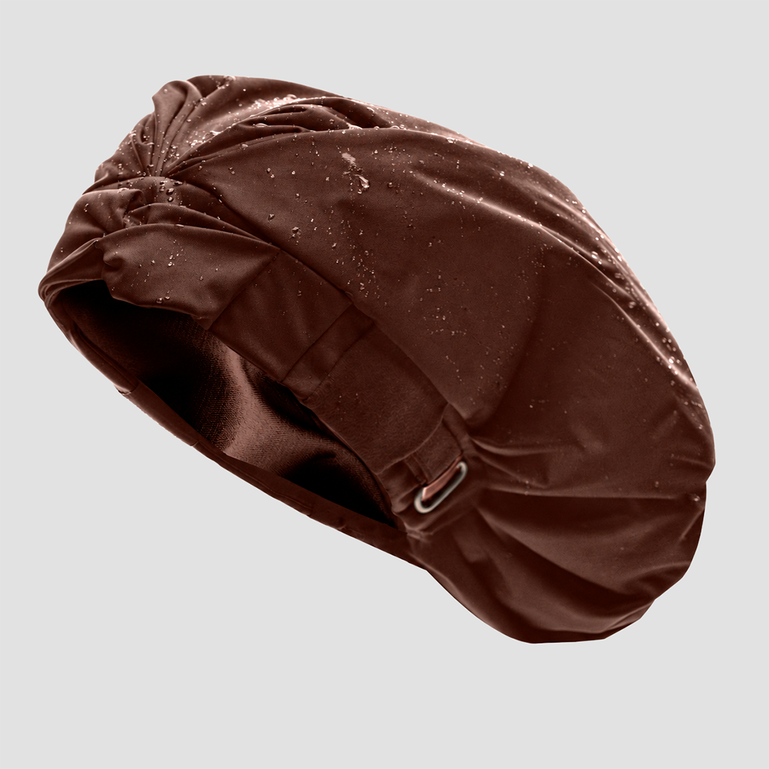 Waterproof Shower Cap XL / Chocolate option