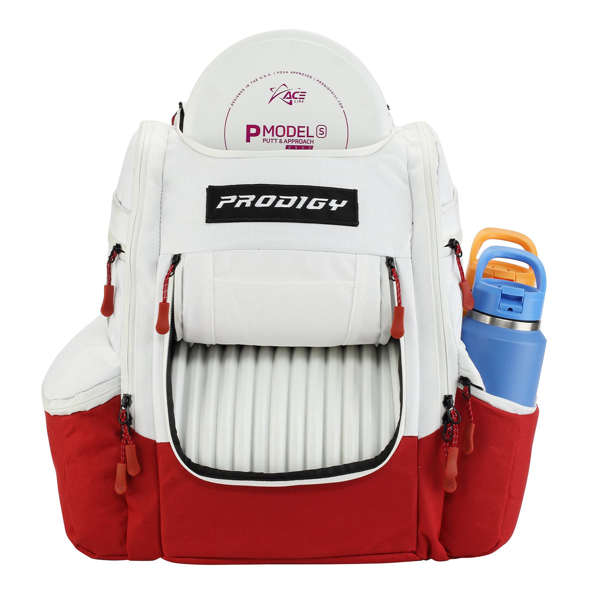 Disc Golf Bag White / Red option