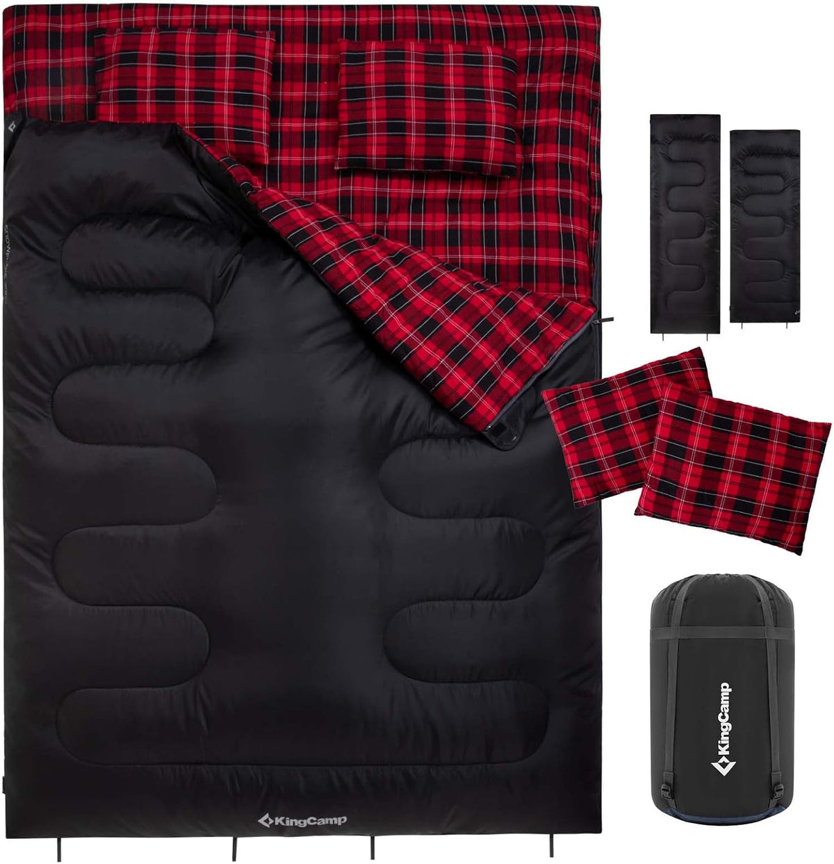 Double Sleeping Bag Black option