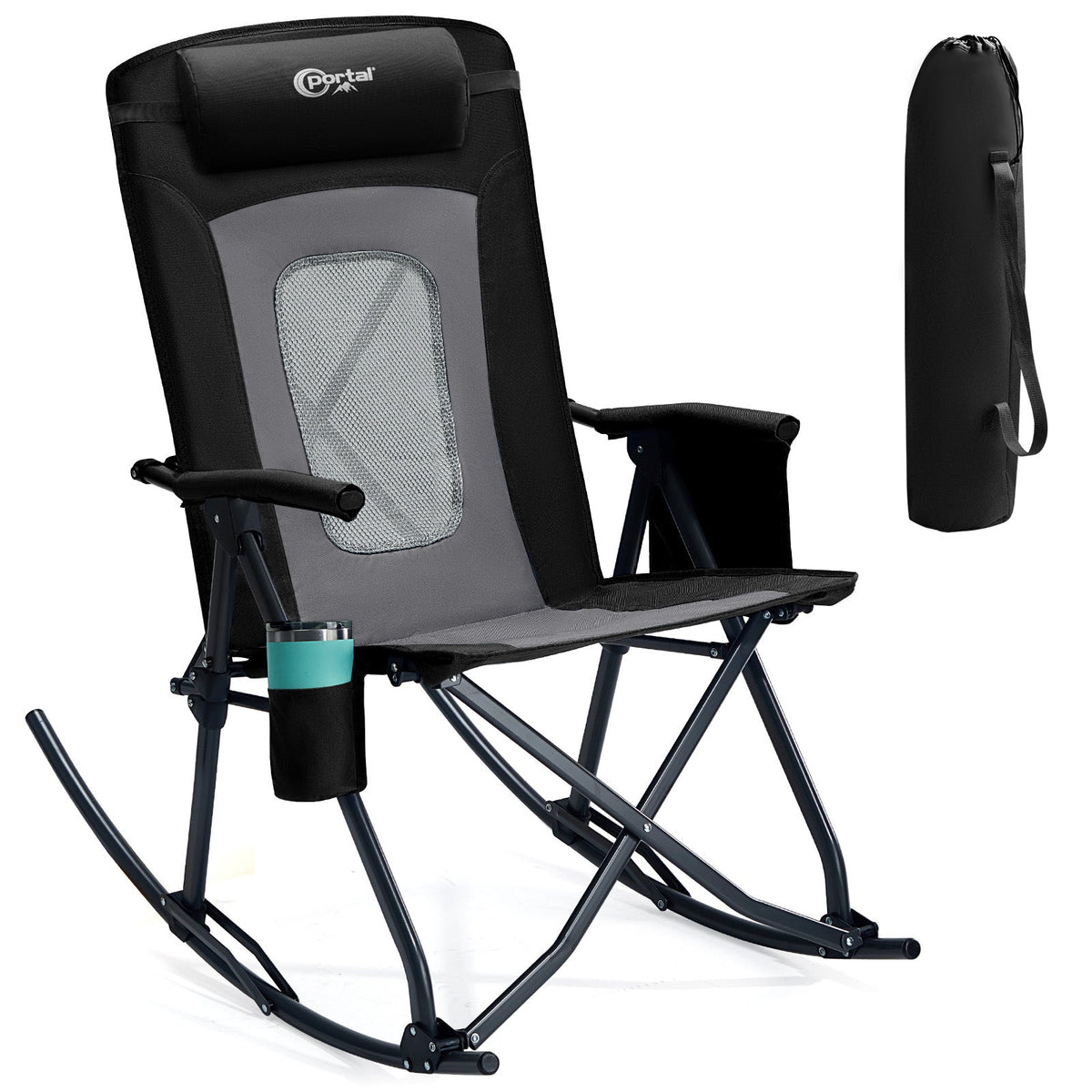 Rocking Camping Chair Air Mesh / Black option