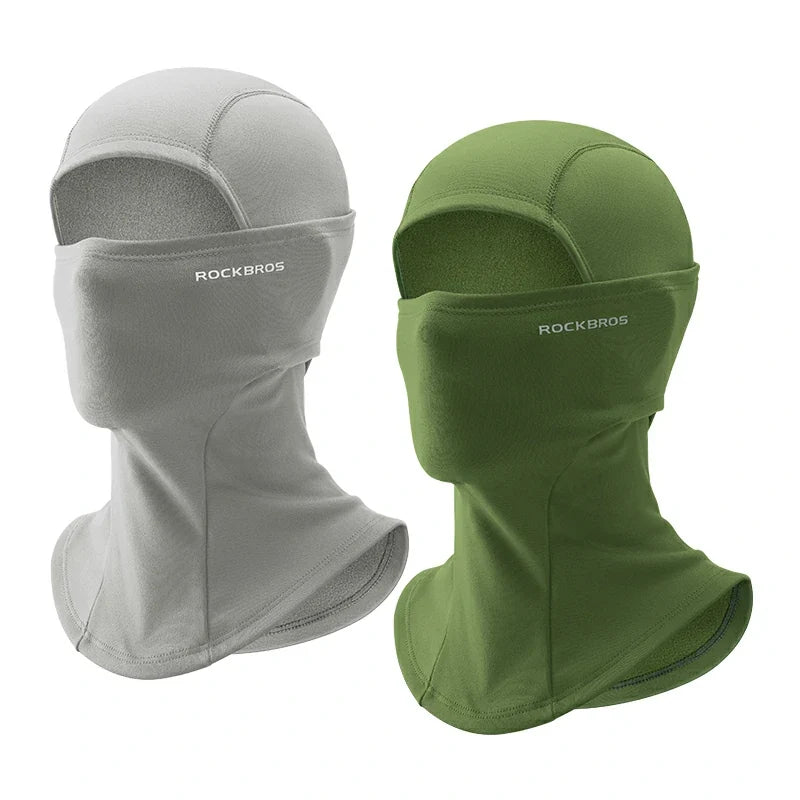 Balaclava Mask Deep-Green / Grey2 option