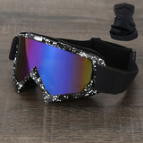 Black Frame White Dot - Colorful Lens and Headband