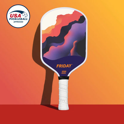 Pickleball Paddle Sunset Noir option