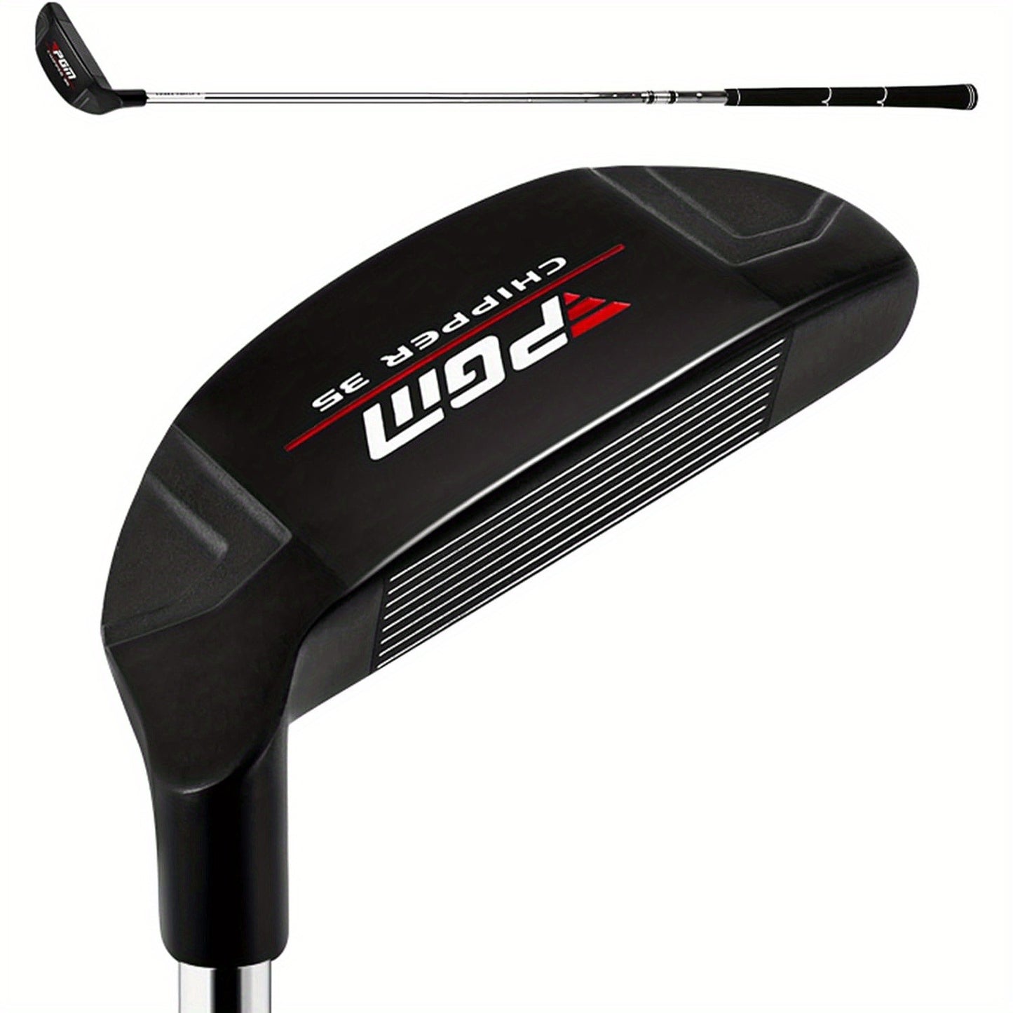Golf Chipper Club Stainless Steel Head Regular Flex Steel Shaft 35 or 43 Degree Loft Blade Putter for Men Women Short Game Chipping Putting Wedge Championship Legal