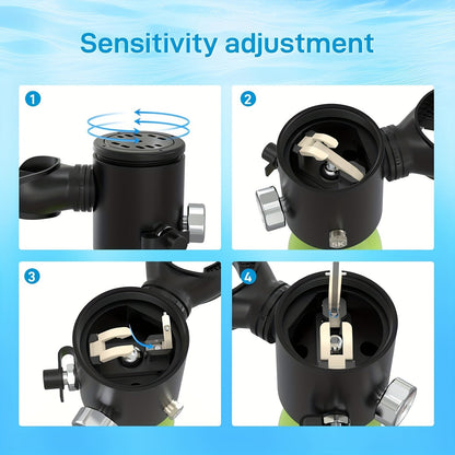 Mini Scuba Tank Set 0.5L – Reusable Diving Cylinder with Hand Pump, 3000PSI 200Bar, 35 Breaths Backup Air for Shallow Water Diving Reef Exploration Rescue