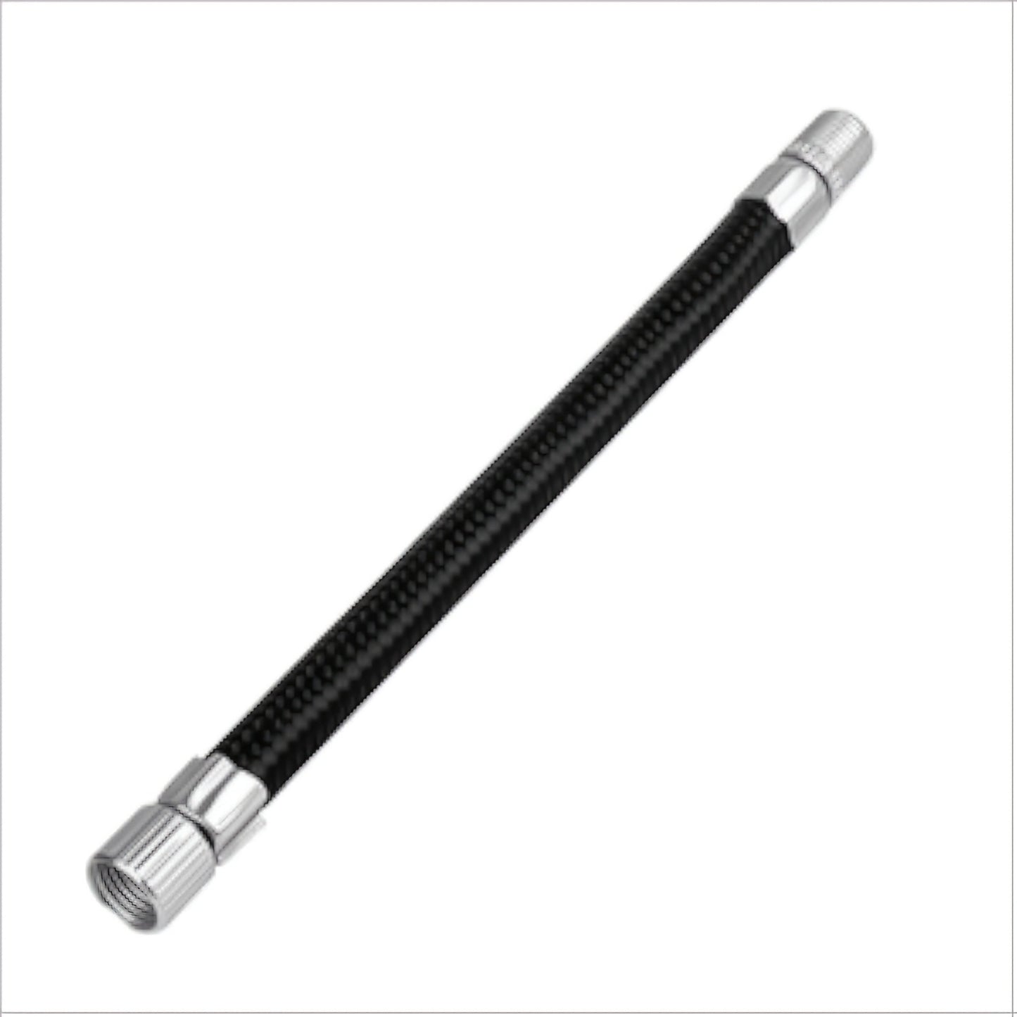 Portable Ball Pump Kit 8 Inch – Manual Air Pump with 5 Needles, Nozzle & Extension Hose for Basketball, Soccer, Football, Volleyball & Rugby – Compact Sports Ball Inflator, Black