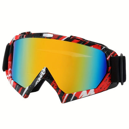 Windproof Ski Goggles with UV Protection – Gradient Lens, Anti-Fog, for Alpine Skiing Snowboarding Snowmobile Off-Piste Skating Outdoor Winter Sports