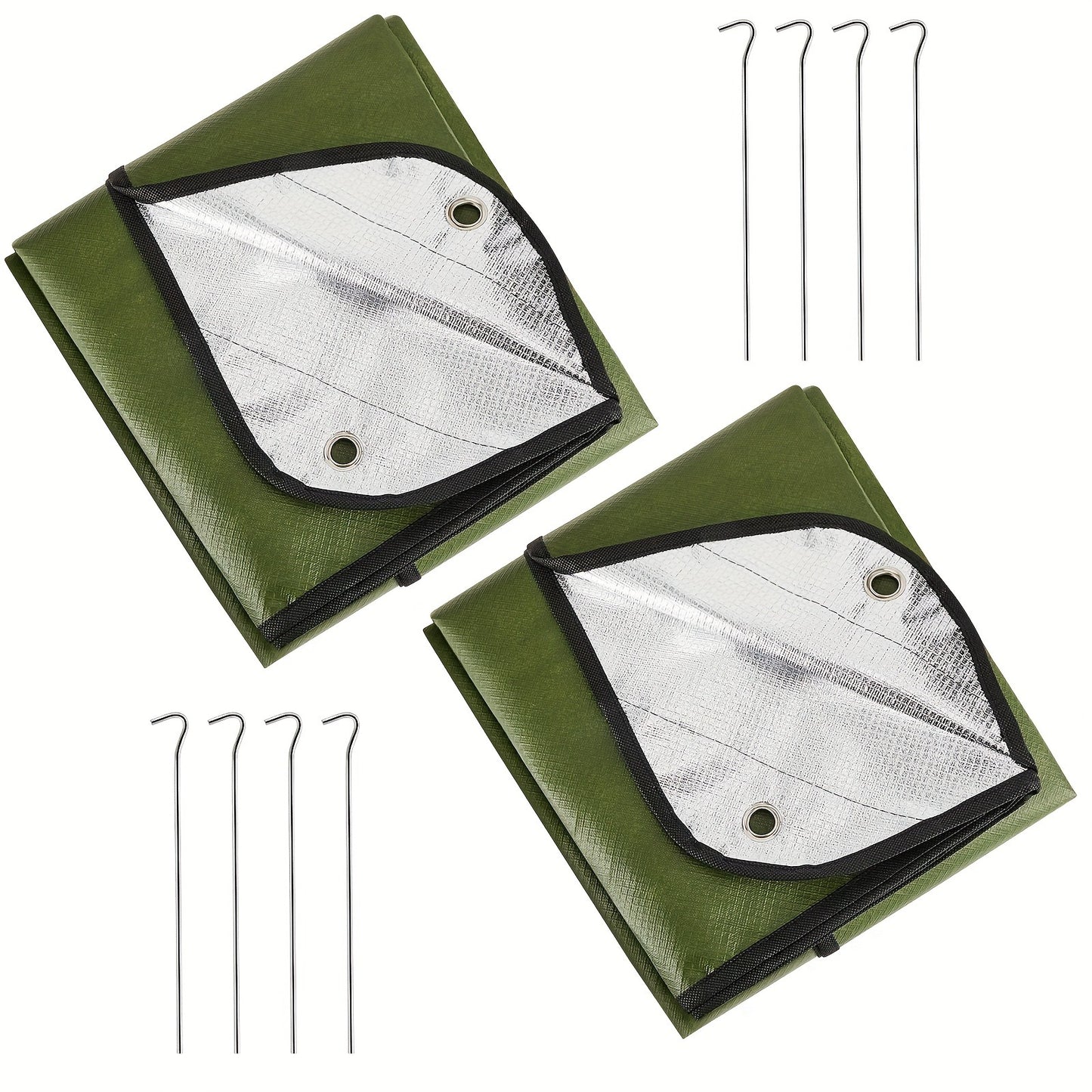 Heavy Duty Emergency Survival Blanket – Thermal Tarp 2-Pack