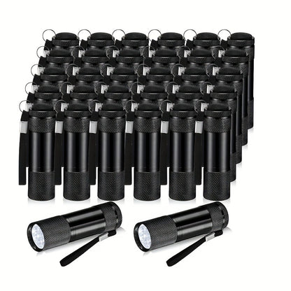 Bulk Flashlight Gift Set 32pcs – Mini Aluminum Handheld LED Torch with Lanyard for Boys & Girls, Small Flashlights for Christmas, Halloween, Thanksgiving, Birthday, Night Reading, Emergency & Camping (Batteries Not Included)