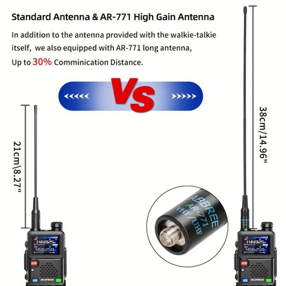 Baofeng Ham Radio 5RH Pro GPS 10W Long Range Walkie Talkie 2 Pack