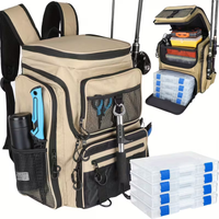 Khaki with 4 Tackle Boxes