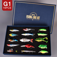 G1-15pcs Fishing Lures