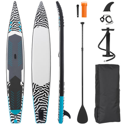 SUP Board 6 Inch Thick 120"x30" – Inflatable Stand Up Paddle Board 375lbs, 2+1 Fin Setup, Full Accessories Kit for Adults Youth Fishing Yoga Surfing Kayak