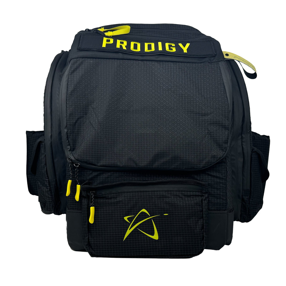 Disc Golf Backpack Black / Yellow Ripstop option