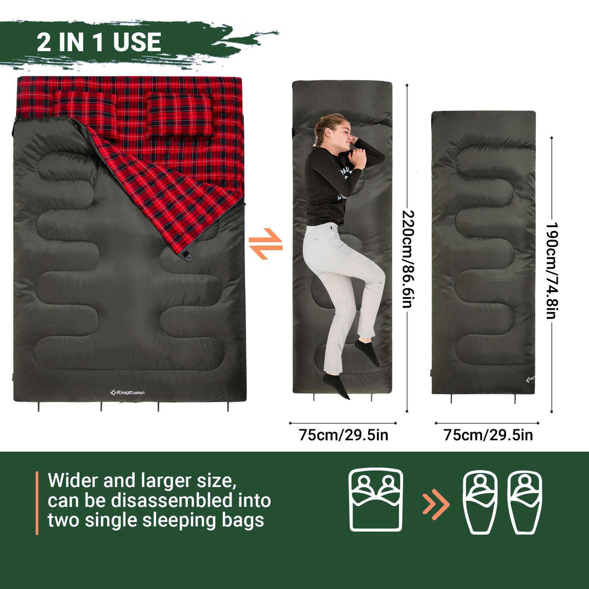 Double Sleeping Bag source view 40