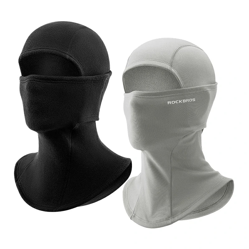 Balaclava Mask Grey / Thick-fleece-Black2 option