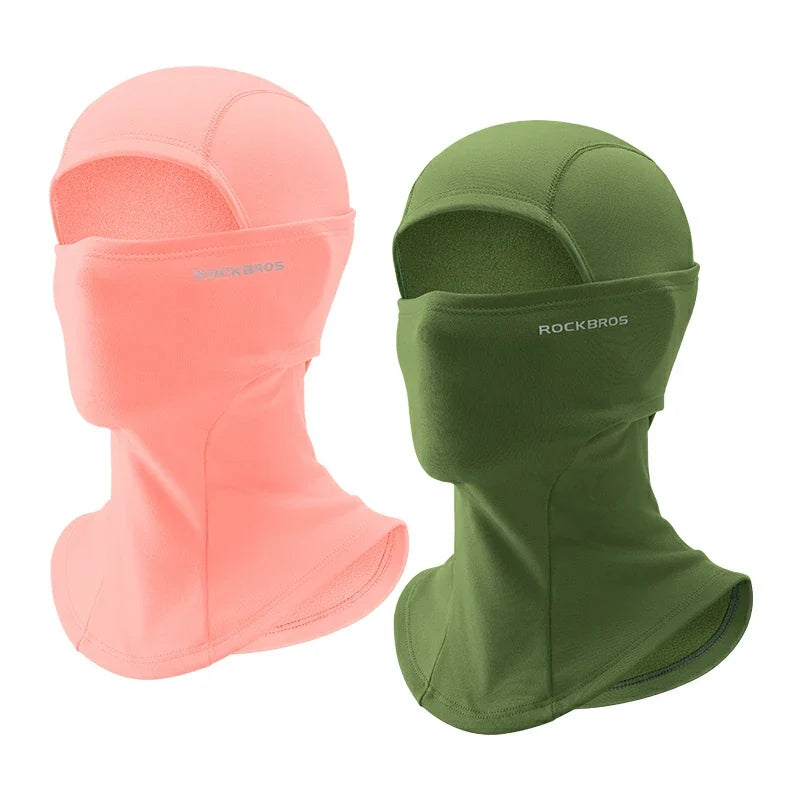 Balaclava Mask Deep-Green / Pink2 option