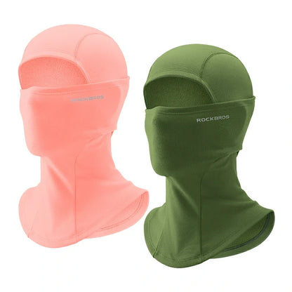 Balaclava Mask Deep-Green / Pink2 option