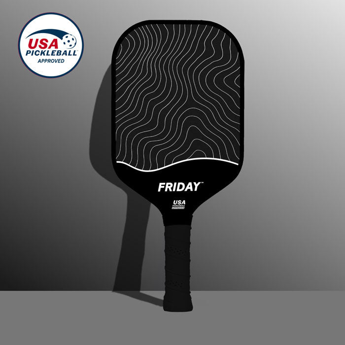 Pickleball Paddle Black Terrain option