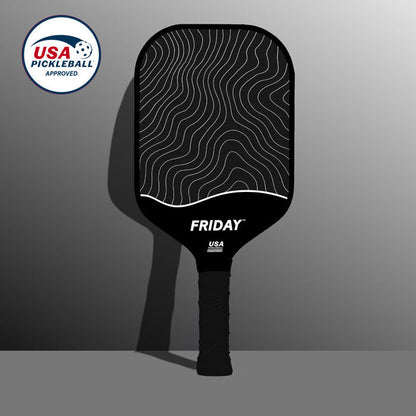 Pickleball Paddle Black Terrain option