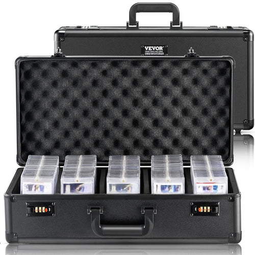 PSA Graded Card Storage Box 5-Slot Aluminum Case Combination Lock