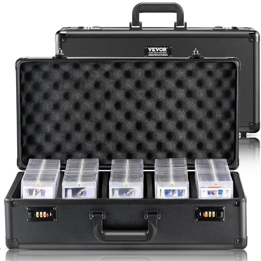 PSA Graded Card Storage Box 5-Slot Aluminum Case Combination Lock