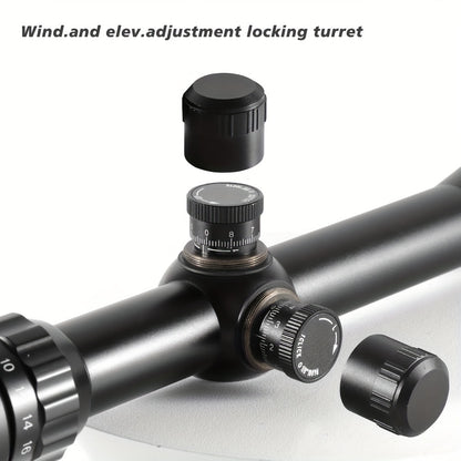 6-24X50 AO Rifle Scope with Illuminated Red Green Reticle, Long Range Hunting Scope for 20mm Picatinny Rail Mount, Tactical Optical Sight for Shooting & Outdoor Use