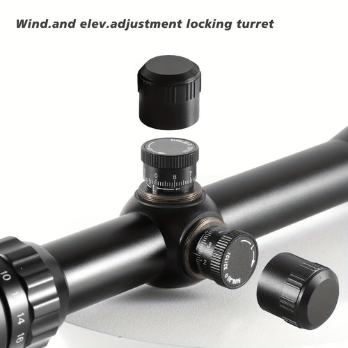 6-24X50 AO Rifle Scope with Illuminated Red Green Reticle, Long Range Hunting Scope for 20mm Picatinny Rail Mount, Tactical Optical Sight for Shooting & Outdoor Use