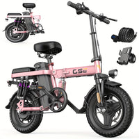 GS5 Pink - 11 Shock Absorption - 25-35 Miles - Free Lock