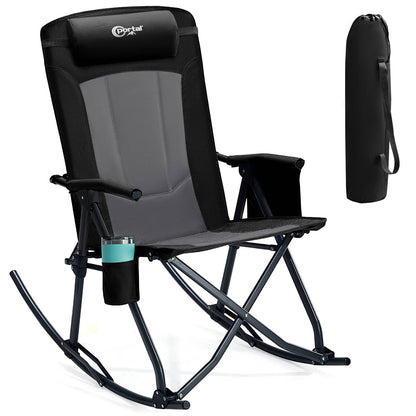 Rocking Camping Chair Fabric / Black option