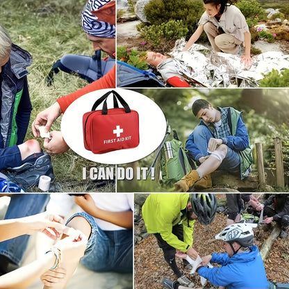 Waterproof Compact First Aid Kit – 25-Piece Premium Trauma Medical Kit for Home, Car, Travel, Camping, Hiking & Boating