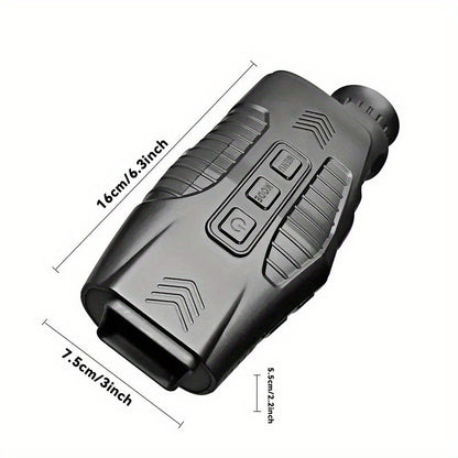 Infrared Night Vision Monocular – HD 1080P / 4K Ultra HD | USB Rechargeable Digital Night Vision Scope | 8x28mm Telescope Camera for Hunting Camping Wildlife Observation Night Photography