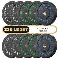 230LB(4*10lb,4*25lb,2*45lb)