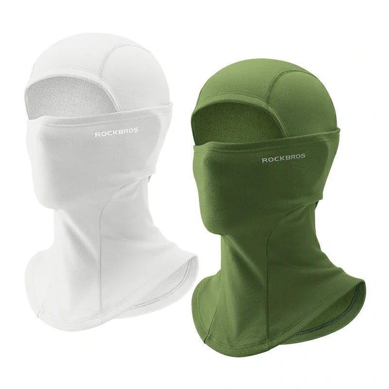 Balaclava Mask Deep-Green / White2 option