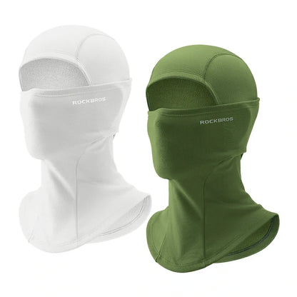 Balaclava Mask Deep-Green / White2 option