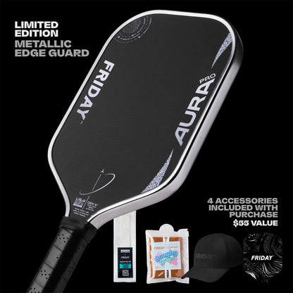 Pickleball Paddle Elongated / Metallic Eclipse Kit option