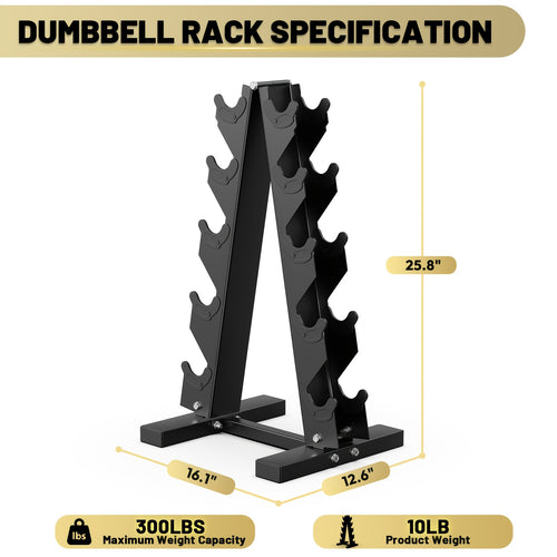 Rubber Coated Hex Dumbbell Set with Rack 100-200lb Heavy Duty Free Weights for Strength Training Exercise Fitness Home Gym 100LB 150LB 170LB 200LB