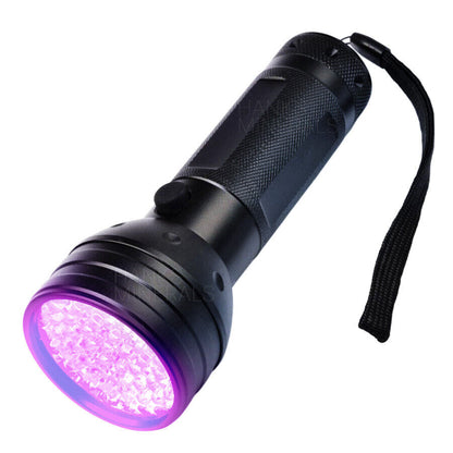 UV Blacklight Flashlight 395nm – 21, 51 & 100 LED Torch