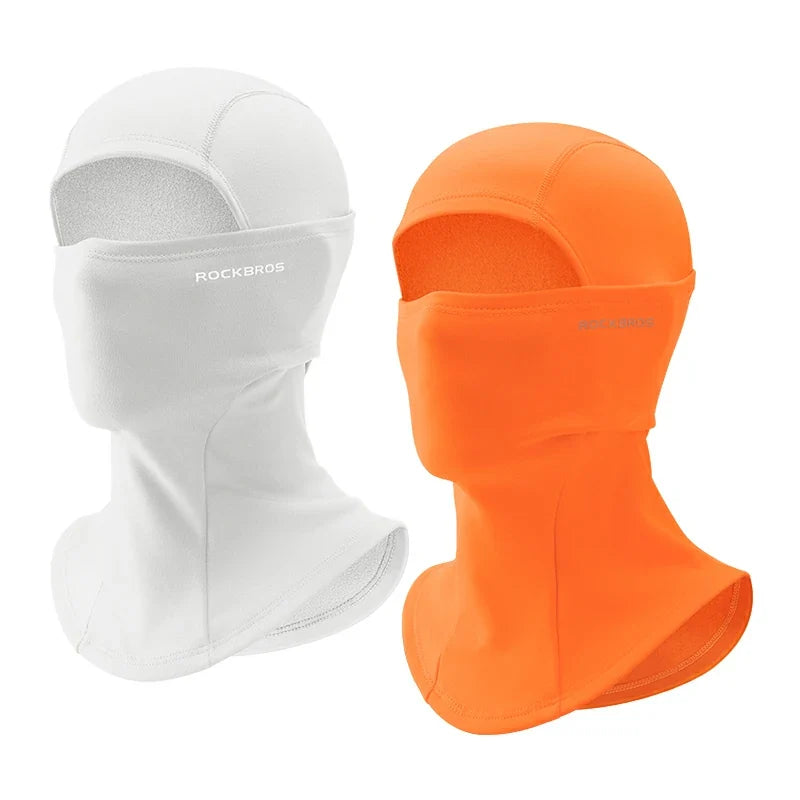 Balaclava Mask Orange / White2 option